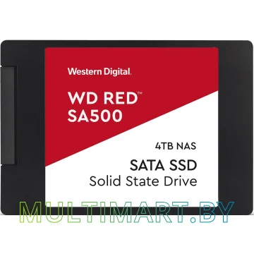 SSD диск WD Red SA500 NAS 4TB (WDS400T1R0A)